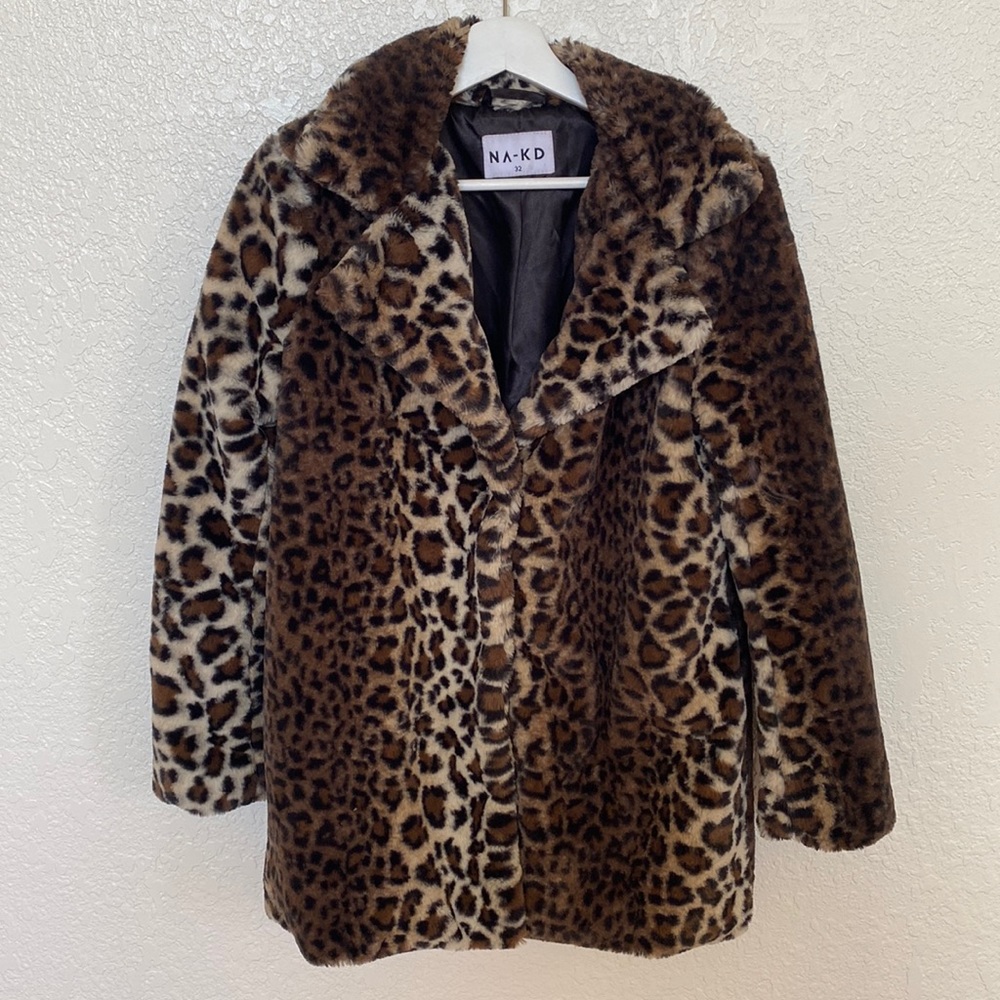 Cheetah Faux Fur Coat